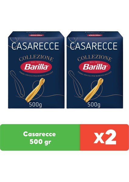 Casarecce 500 gr x 2 Adet