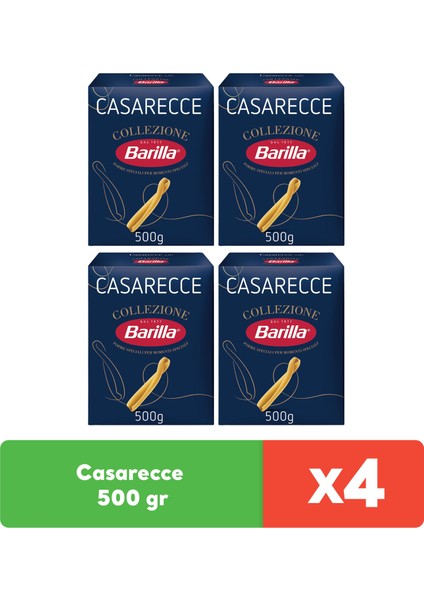 Casarecce 500 gr x 4 Adet
