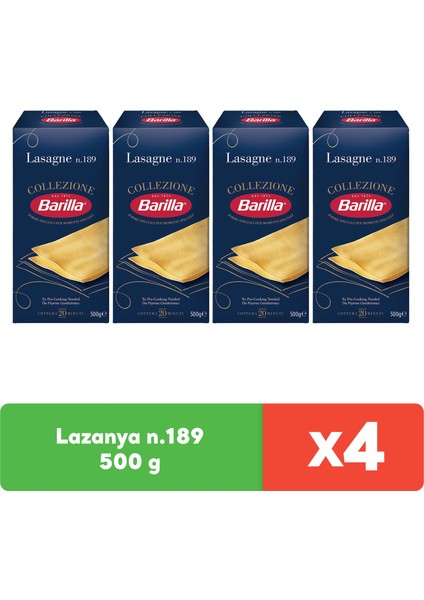 Lazanya 500 gr x 4 Adet