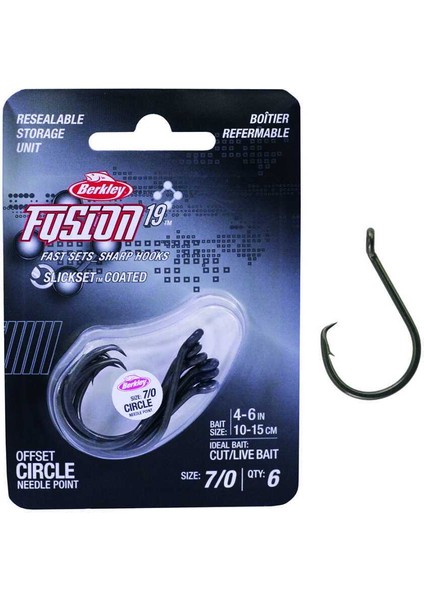 FUSION19 Circle Olta Iğnesi Standart-No:5-0-6lı