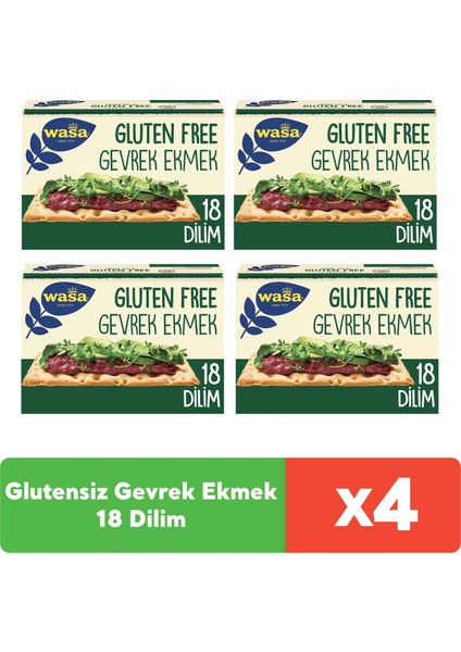 Glutensiz Gevrek Ekmek x 4 Adet