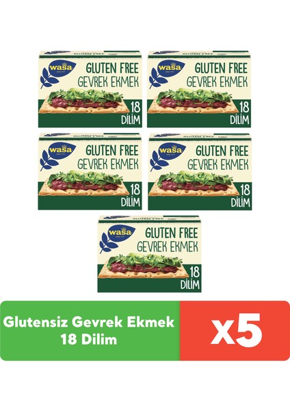 Glutensiz Gevrek Ekmek x 5 Adet