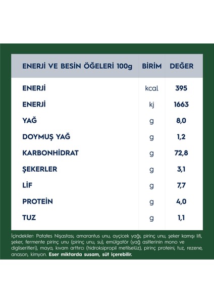 Glutensiz Gevrek Ekmek x 5 Adet