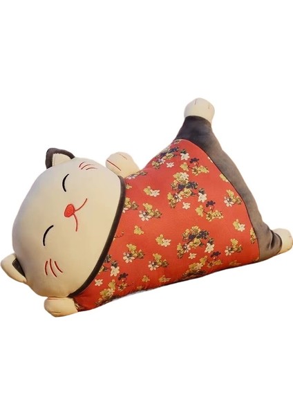 Uyuyan Şanslı Kedi Bebek Şanslı Kedi Peluş Bebek Çıkarılabilir ve Yıkanabilir (Yurt Dışından)