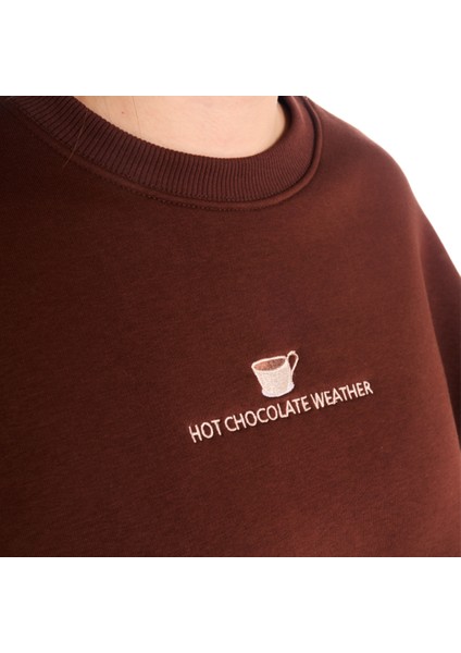 Oversize Nakışlı Unisex Sweatshirt fiyatları