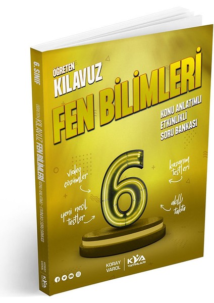 2025 6. Sınıf Fen Bilimleri Öğreten Kılavuz Konu Anlatımlı Etkinlikli Soru Bankası