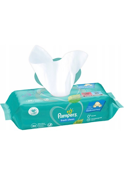 Pampers Temiz ve Ferah Islak Bebek Havlusu 80'li