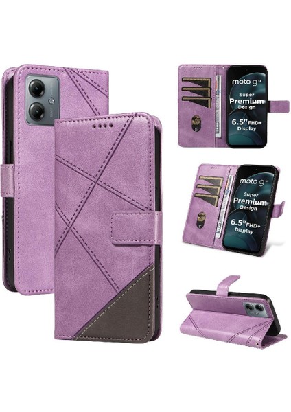 Elmas Dikiş ve Kart Yuvası ile Motorola Moto G14 4g Için Flip Case (Yurt Dışından) indirimleri