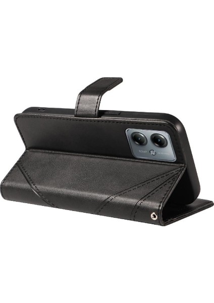 Elmas Dikiş ve Kart Yuvası ile Motorola Moto G14 4g Için Flip Case (Yurt Dışından) modelleri