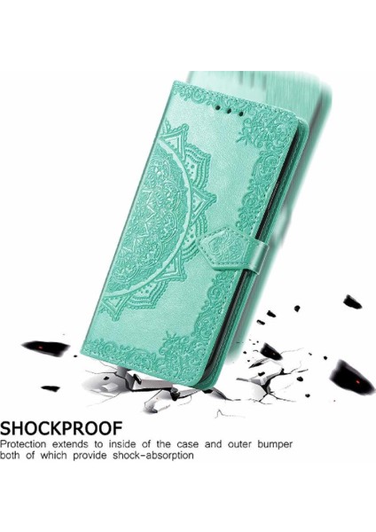 Realme 13 Için Flip Case Darbeye Deri Çanta Zarif Desen Basit (Yurt Dışından) modelleri