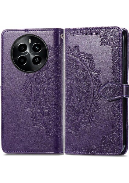 Realme 13 Pro Basit Iş Için Flip Case Kapak Darbeye Deri (Yurt Dışından)