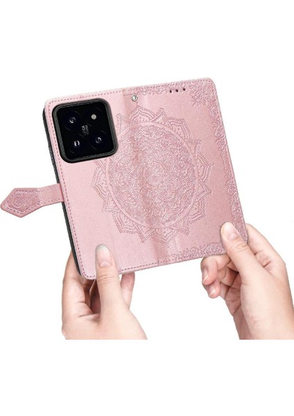 Xiaomi 14T Deri Kılıf Için Flip Case Zarif Desen Basit Iş (Yurt Dışından) fiyatları