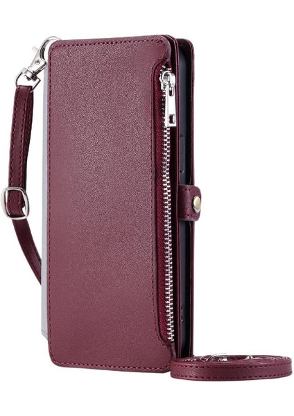 Samsung Galaxy A34 5g 9 Kart Yuvaları Için Crossbody Durumda Cüzdan Fermuar (Yurt Dışından) fırsatları
