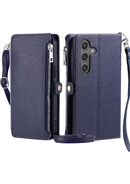 Samsung Galaxy A34 5g 9 Kart Yuvaları Için Crossbody Durumda Cüzdan Fermuar (Yurt Dışından)