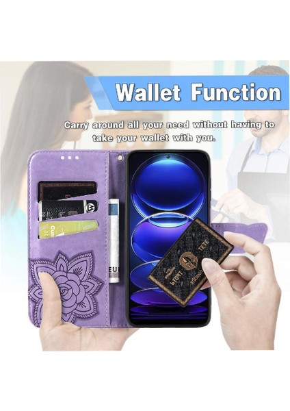 Hmd Plulse Pro Çok Renkli Cüzdan Iş Kanat Kelebek Için Kılıf (Yurt Dışından)