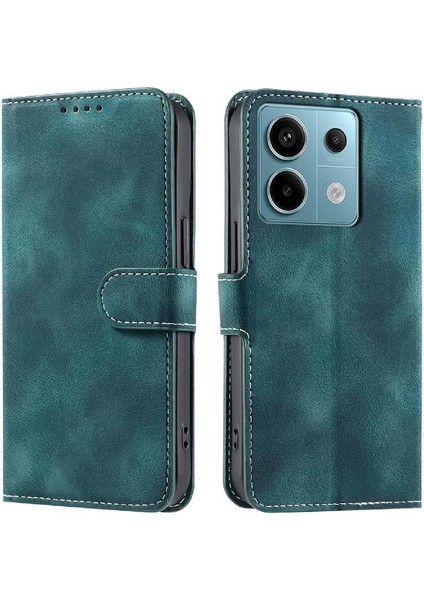 Xiaomi Poco X6 5g Için Flip Case Pu Deri Cüzdan Kart Yuvaları Bilek Kayışı (Yurt Dışından)