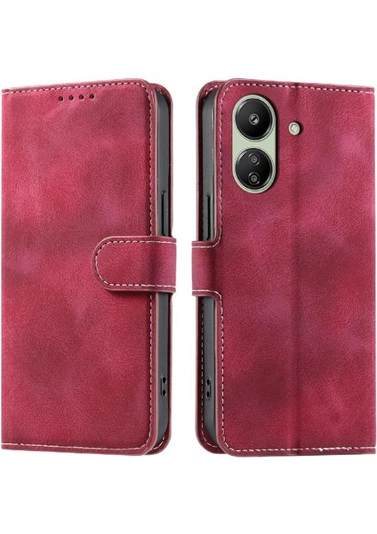 Xiaomi Redmi Için Flip Case Xiaomi 4g Bilek Kayışı Kickstand Cüzdan Kart Yuvaları (Yurt Dışından)
