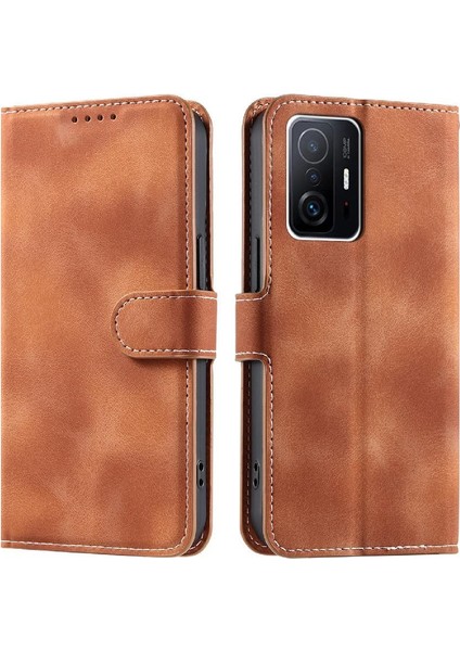 Xiaomi 11T/11T Pro Manyetik Kickstand Pu Deri Cüzdan Kart Için Flip Case (Yurt Dışından) indirimleri