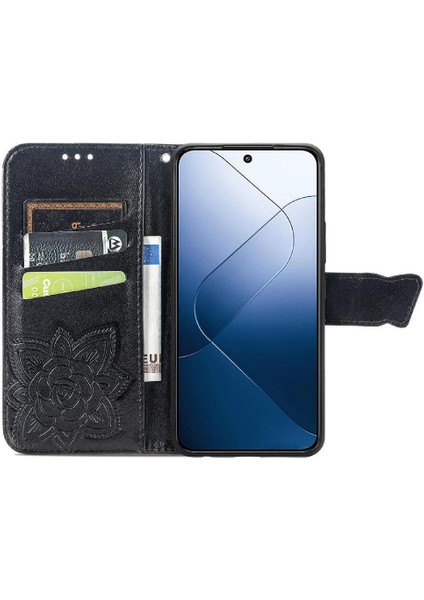 Xiaomi 14T Kelebek Kanat Çok Renkli Cüzdan Iş Için Kılıf (Yurt Dışından) fiyatları