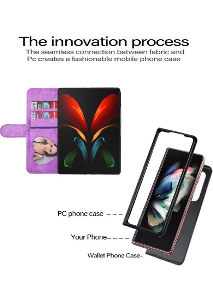 Samsung Galaxy Z Zipper 4 Için Fermuarlı Cebi Durumda Kart Tutucu Pu Deri Bilek (Yurt Dışından) fiyatları