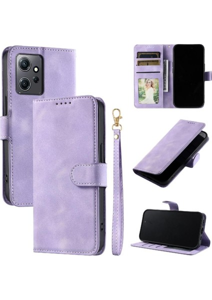 Xiaomi Redmi Not 12 Için Flip Case 4g Cüzdan Kart Yuvaları Bilek Kayışı Pu (Yurt Dışından)