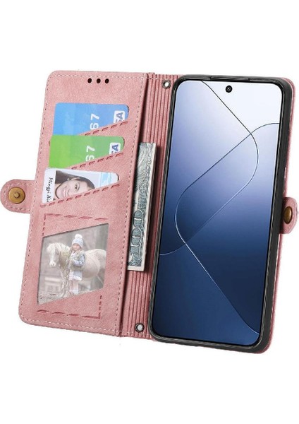 Xiaomi 14T Pro Için Flip Case Cüzdan Kapak Çevirin Deri Kılıf Basit (Yurt Dışından) fiyatları