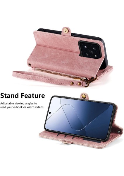 Xiaomi 14T Pro Için Flip Case Cüzdan Kapak Çevirin Deri Kılıf Basit (Yurt Dışından) fırsatları