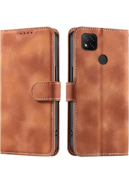 Xiaomi Redmi 9c Cüzdan Kart Yuvaları Için Flip Case Bilek Kayışı Pu Deri (Yurt Dışından) indirimleri