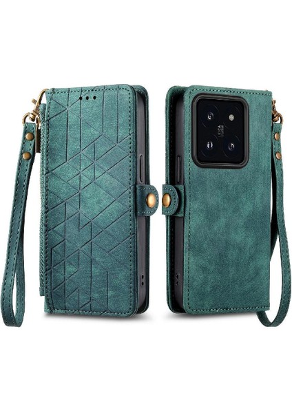 Xiaomi 14T Darbeye Cüzdan Basit Iş Deri Kılıf Için Flip Case (Yurt Dışından) fiyatları