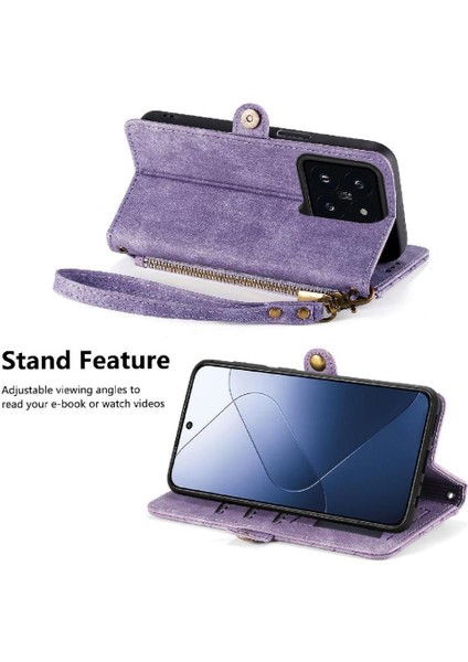 Xiaomi 14T Darbeye Cüzdan Basit Iş Deri Kılıf Için Flip Case (Yurt Dışından) fiyatları