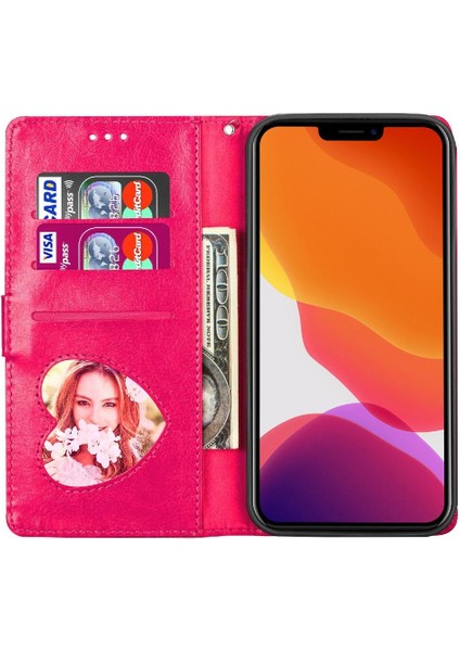 IPhone 13 Için Fermuar Cep Durumda Pro Max Pu Deri Glitter Cüzdan Kılıf (Yurt Dışından)
