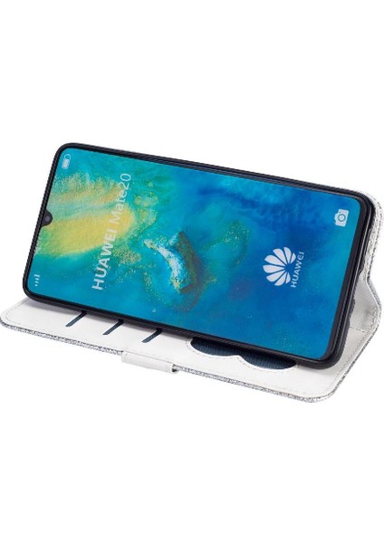 Mays Home1 Huawei Mate 20 Için Fermuarlı Cebi Durumda Manyetik Kapatma Bilek Kayışı Kartı (Yurt Dışından)