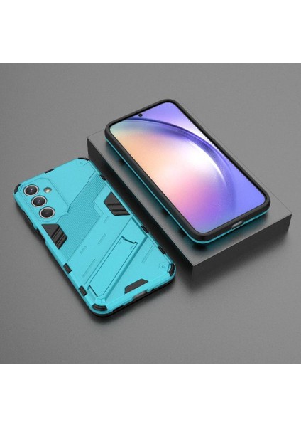 Samsung Galaxy M35 Kickstand Koruyucu Kapak Için Kılıf Sağlam Askeri (Yurt Dışından)