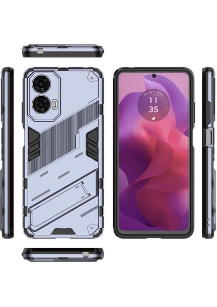 Motorola Moto G24 4g Koruyucu Kapak Için Kılıf Sağlam Askeri Kickstand (Yurt Dışından)