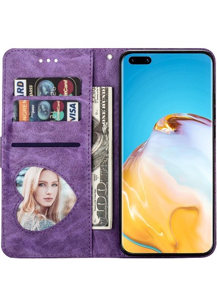 Huawei P40 Için Fermuar Cep Durumda Pu Deri Bilek Kayışı Kart Tutucu Kılıf (Yurt Dışından) modelleri