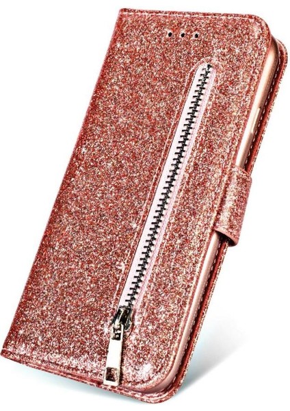 IPhone 7 Için Fermuar Cep Durumda Artı/iphone 8 Artı Bilek Kayışı Glitter Pu (Yurt Dışından) fırsatları