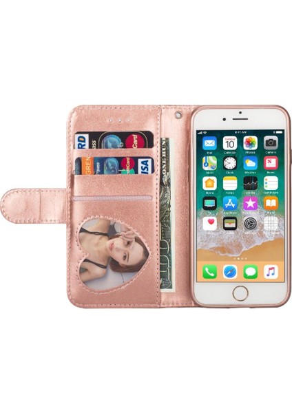 IPhone 7 Için Fermuar Cep Durumda/iphone 8 Bilek Kayışı Manyetik Kapatma Pu (Yurt Dışından)