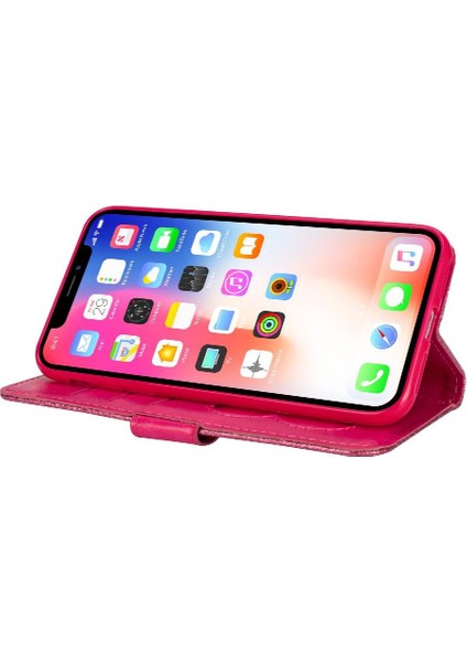 IPhone Xs Max Kart Tutucu Manyetik Kapatma Cüzdan Için Fermuarlı Cebi Durumda (Yurt Dışından)