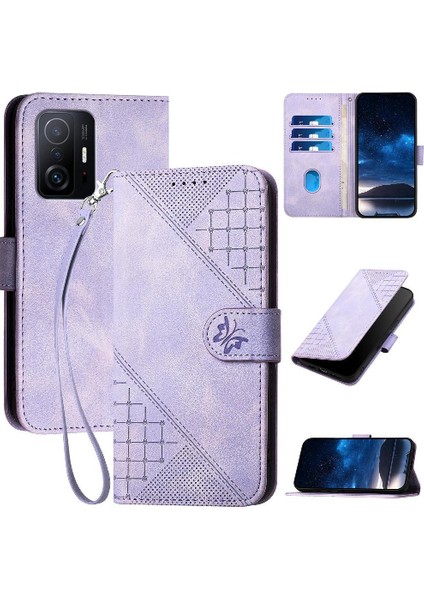 Xiaomi 11T/11T Pro Için Flip Case Yüksek Kalite Deri Telefon Kılıfı ve Kart (Yurt Dışından)