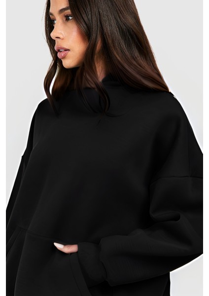 Kadın Baskısız 3 Iplik Bol Kesim Rahat Kalıp Kışlık Oversize Eşofman Takımı fiyatları