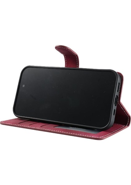 Xiaomi Redmi Not 10 Için Flip Case 4g Cüzdan Kart Yuvaları Bilek Kayışı Pu (Yurt Dışından)