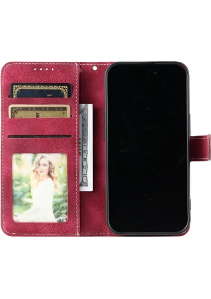 Xiaomi Redmi Not 10 Için Flip Case 4g Cüzdan Kart Yuvaları Bilek Kayışı Pu (Yurt Dışından)