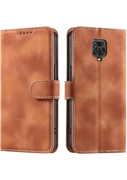 Xiaomi Redmi Not 9 Için Flip Case Pro Kickstand Bilek Kayışı Cüzdan Kart Pu (Yurt Dışından) fırsatları