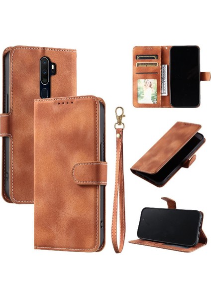 Oppo Aakickstand Bilek Kayışı Manyetik Pu Deri Cüzdan Için Flip Case (Yurt Dışından) indirimleri
