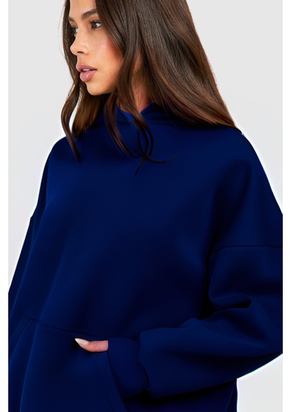 Kadın Baskısız 3 Iplik Bol Kesim Rahat Kalıp Kışlık Oversize Eşofman Takımı fiyatları