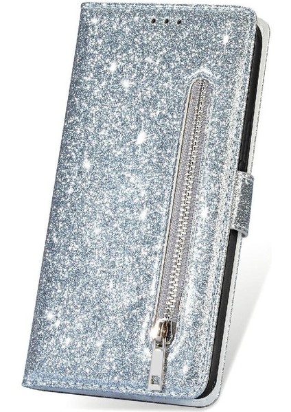 Xiaomi Poco X6 5g Için Fermuarlı Cebi Durumda Pu Deri Bilek Kayışı Glitter (Yurt Dışından) fiyatları