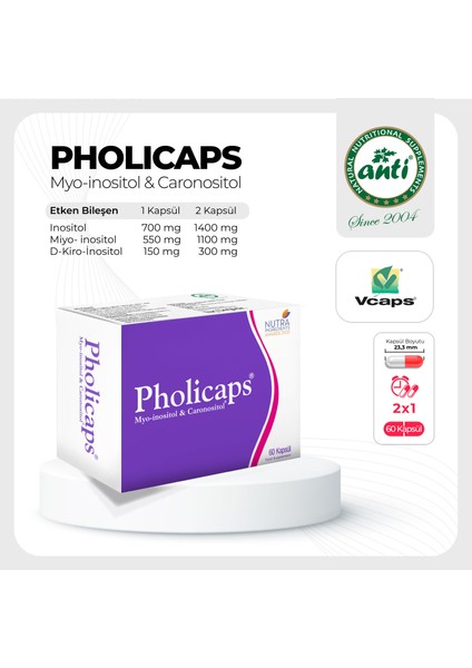 Pholicaps - 60 Kapsül