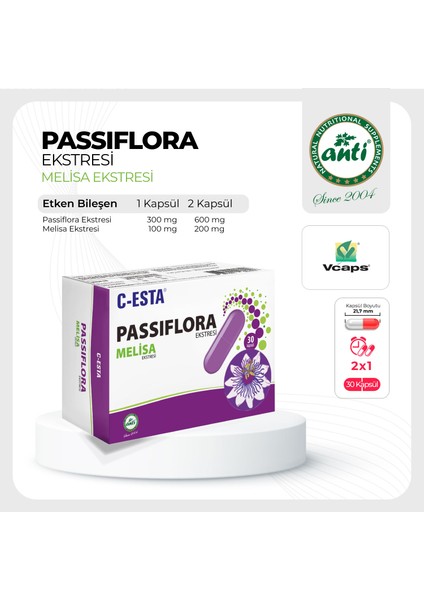 C Esta Kapsül - 30 Kapsül