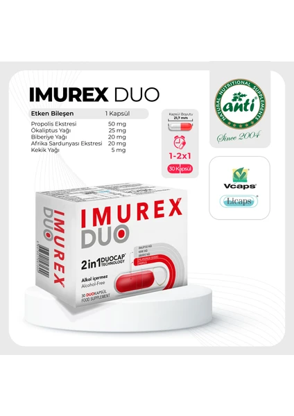 Imurex Duo - 30 Kapsül