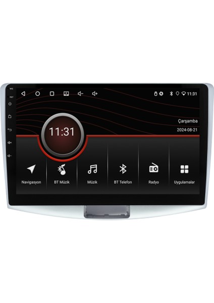 Volkswagen cc (2007-2014) Android 14 Multimedya Carplay 10 Inch 4 GB Ram / 64 GB Hafıza CRV-4589XR